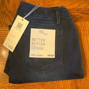 1822 Better Butter Denim dark blue Ankle Skinny 14P/32P